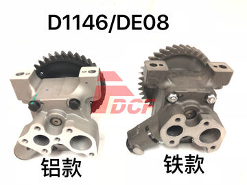 D1146 / DE08 dois tipo bomba de óleo do motor diesel da máquina escavadora com os acessórios do motor de Daewoo